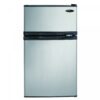 Danby Fridge Freezer  3.1 Cubic Feet Spotless