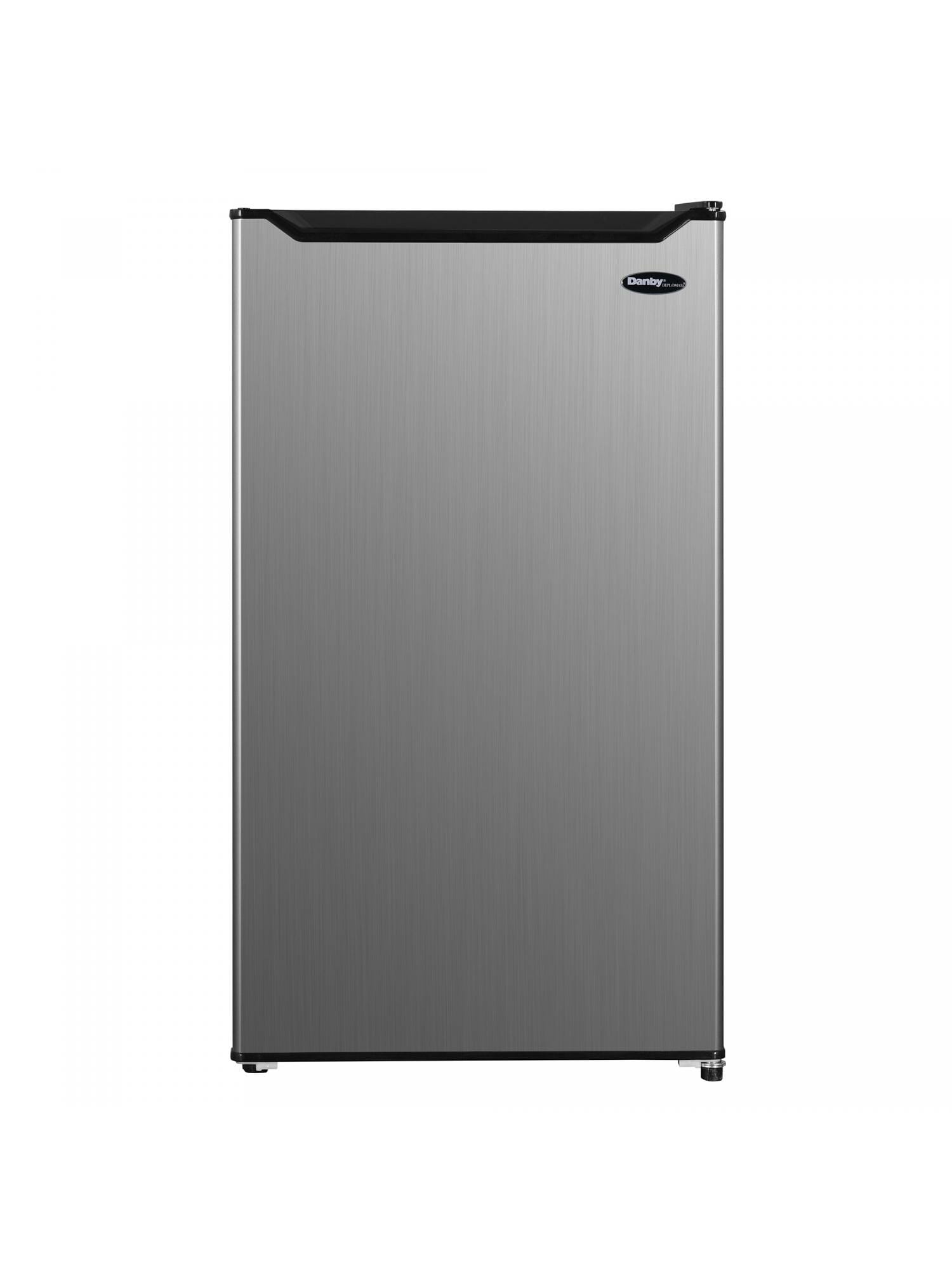 Danby Fridge Freezer 3.2 Cubic Black with Stainless Steel