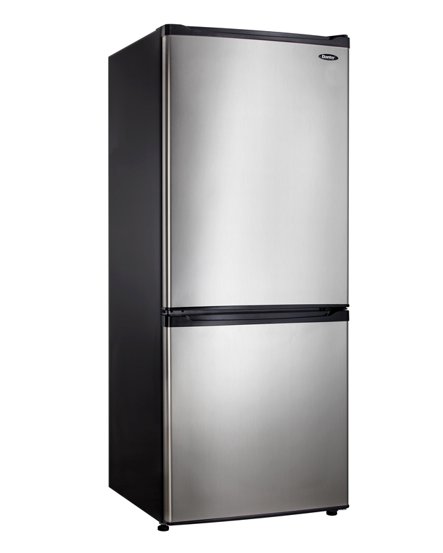 Danby Fridge Freezer 9.2Cubic Black with Stainless Steel - Image 2